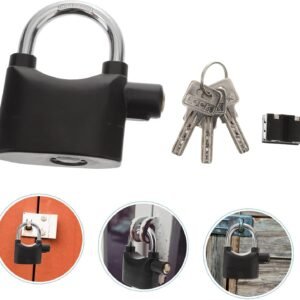 Candado de alarma con llave