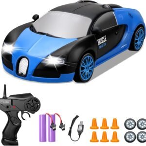 Coche teledirigido drift 1:24 BUCATTI AZUL
