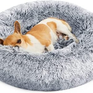 Cama Perro Grande Gris Claro 90 cm