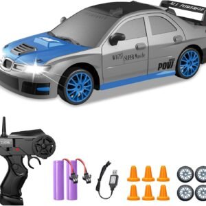 Coche teledirigido drift 1:24 SUBARU GRIS